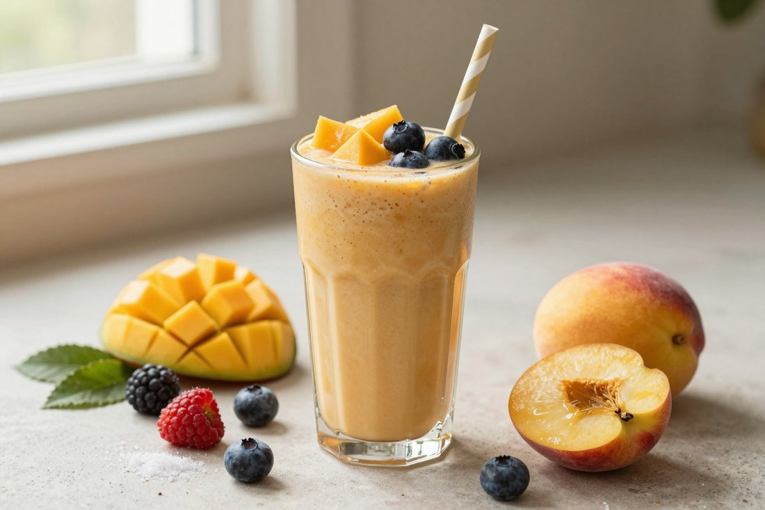 Tea Fruit Blend Smoothie in a glass