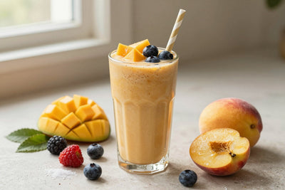 Tea Fruit Blend Smoothie in a glass