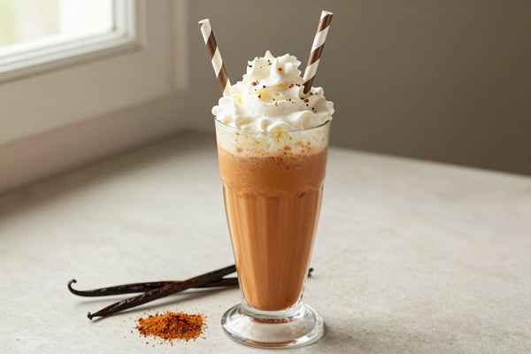 Thai Tea Milkshake in a glass