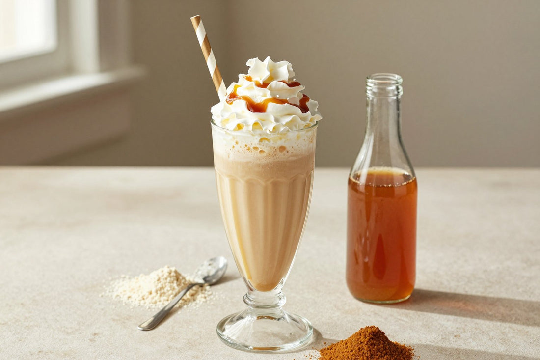 Toffee Malt in a glass