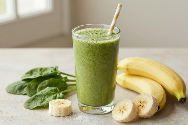 Tropical Green Smoothie in a glass