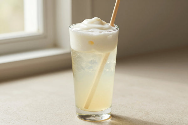 Vanilla Italian Soda in a glass