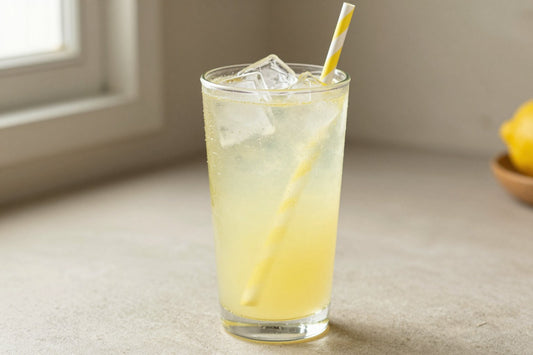 Vanilla Lemonade in a glass