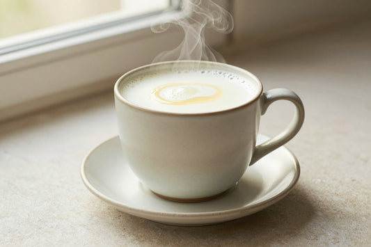 Vanilla Milk in a ceramic mug