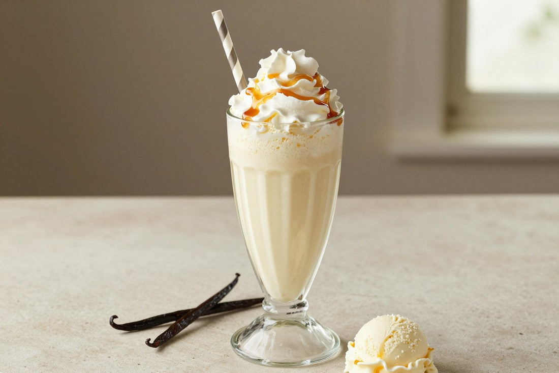 Vanilla Milkshake in a glass