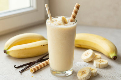 Vanilla Wafer Smoothie in a glass