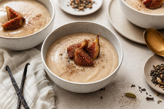 Vegan chai vanilla pudding