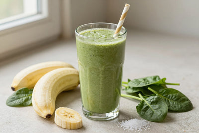 Vegan Green Smoothie in a glass