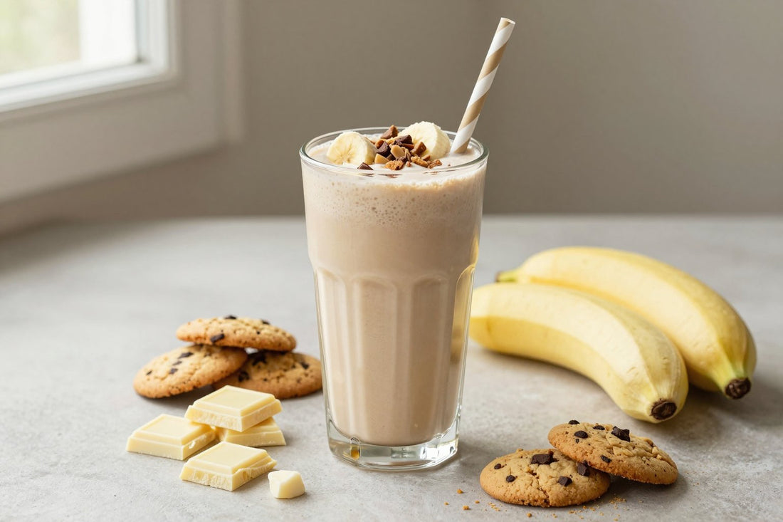 White Chocolate Cookie Smoothie in a glass