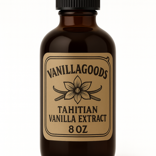 Tahitian Vanilla Extract,  8 oz Bottle