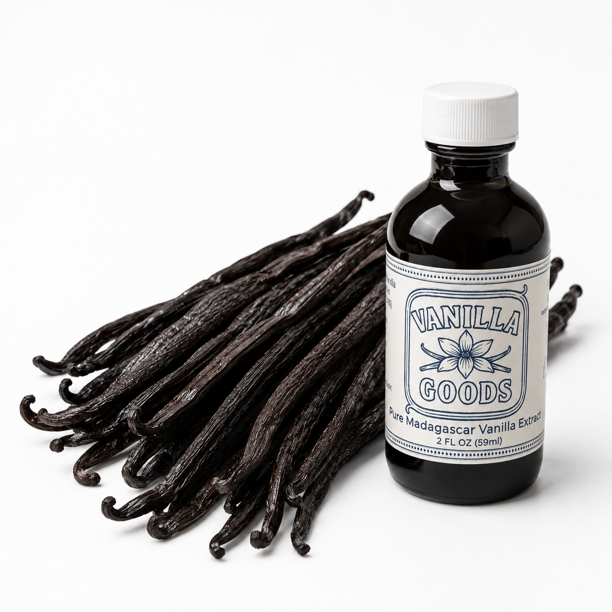 Madagascar Vanilla Extract,  2 oz Bottle
