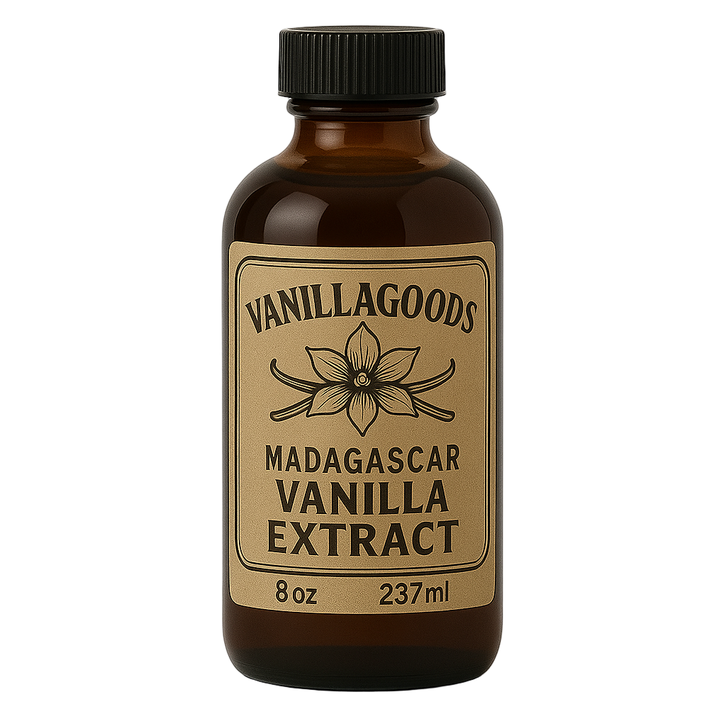 Madagascar Vanilla Extract,  8 oz Bottle