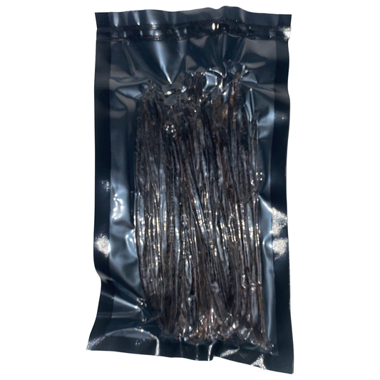 Madagascar Vanilla Beans, Grade A, 8 oz bag