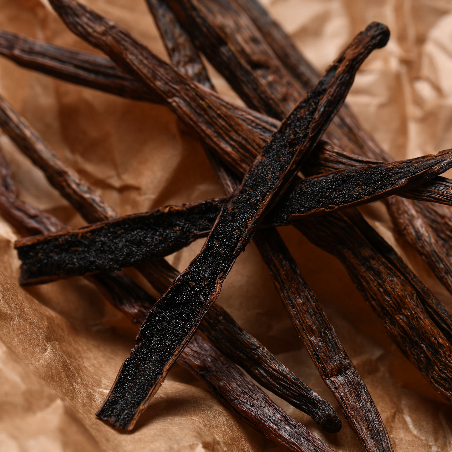 Tahitian Vanilla Beans, Grade B, 5 Beans