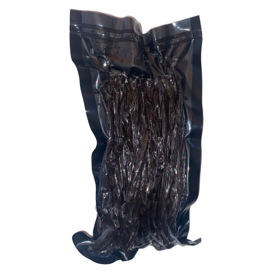 Uganda Vanilla Beans, Grade B, 8 oz bag