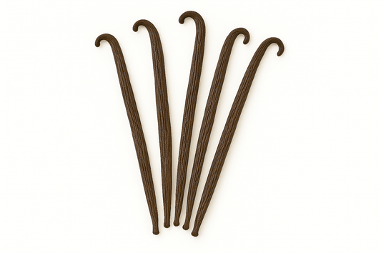 Uganda Vanilla Beans, Grade B, 5 Beans