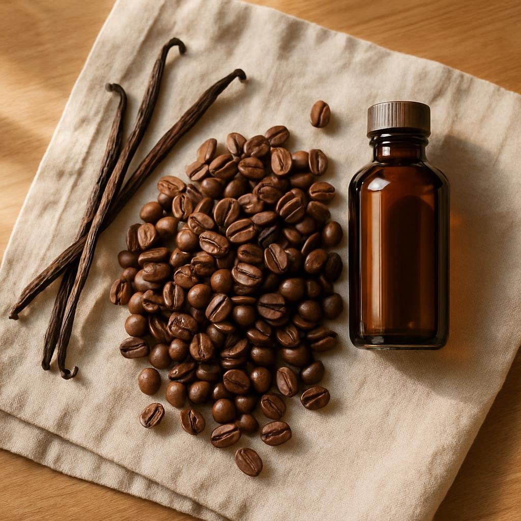 African Espresso Blend beans with real vanilla