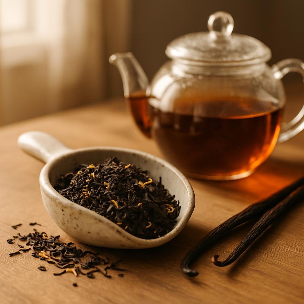 Apple Cider Rooibos Tea leaves with real vanilla