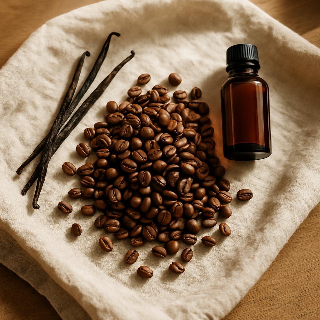 Breakfast Blend Coffee beans with real vanilla