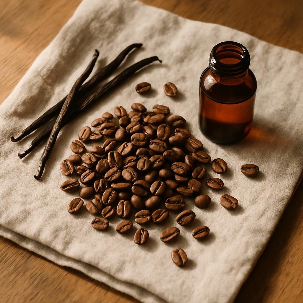 Decaf Espresso beans with real vanilla