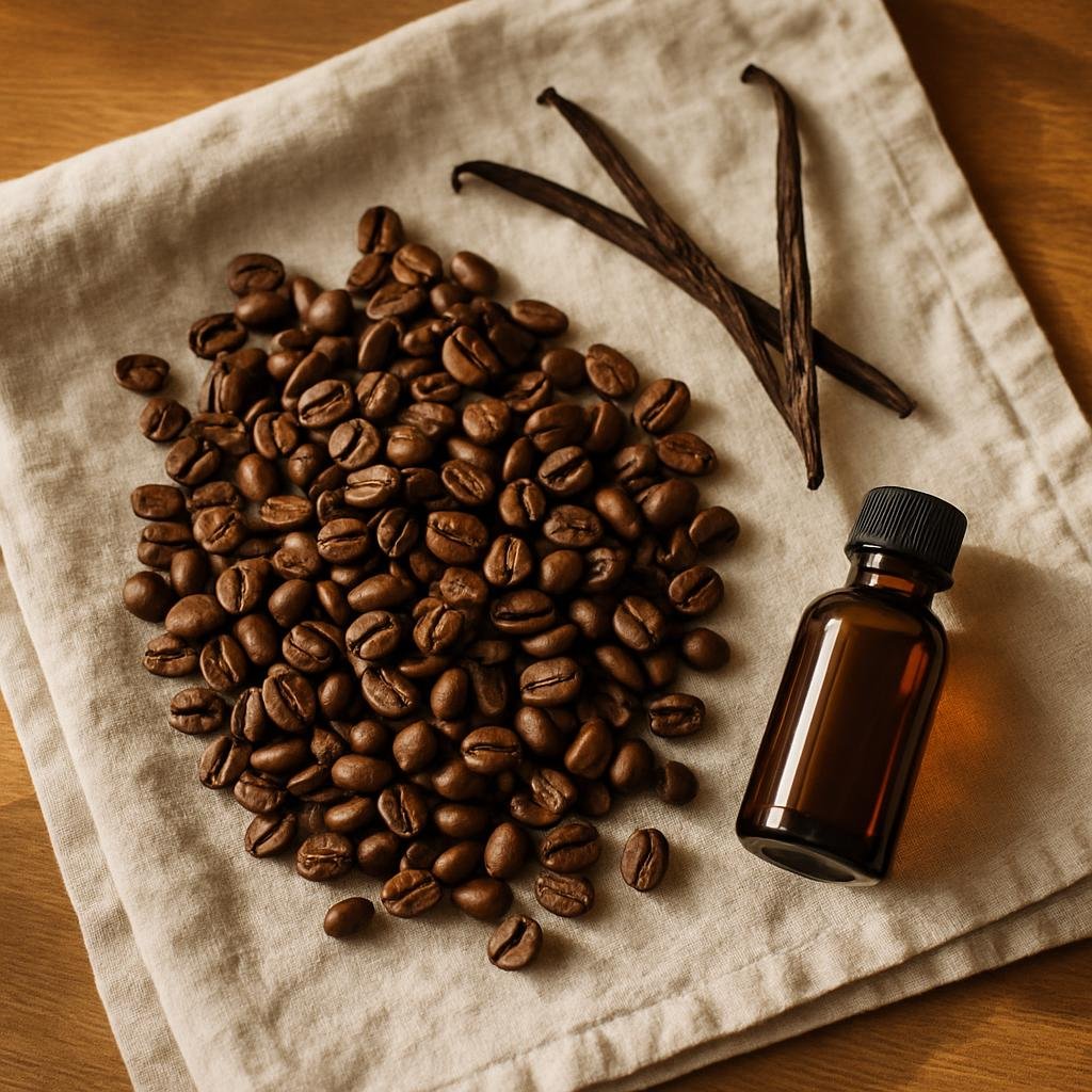 Italian Roast Espresso beans with real vanilla