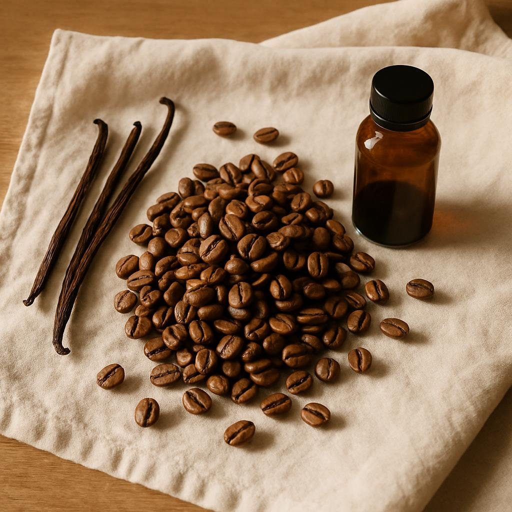 Mexican Single-Origin Coffee beans with real vanilla