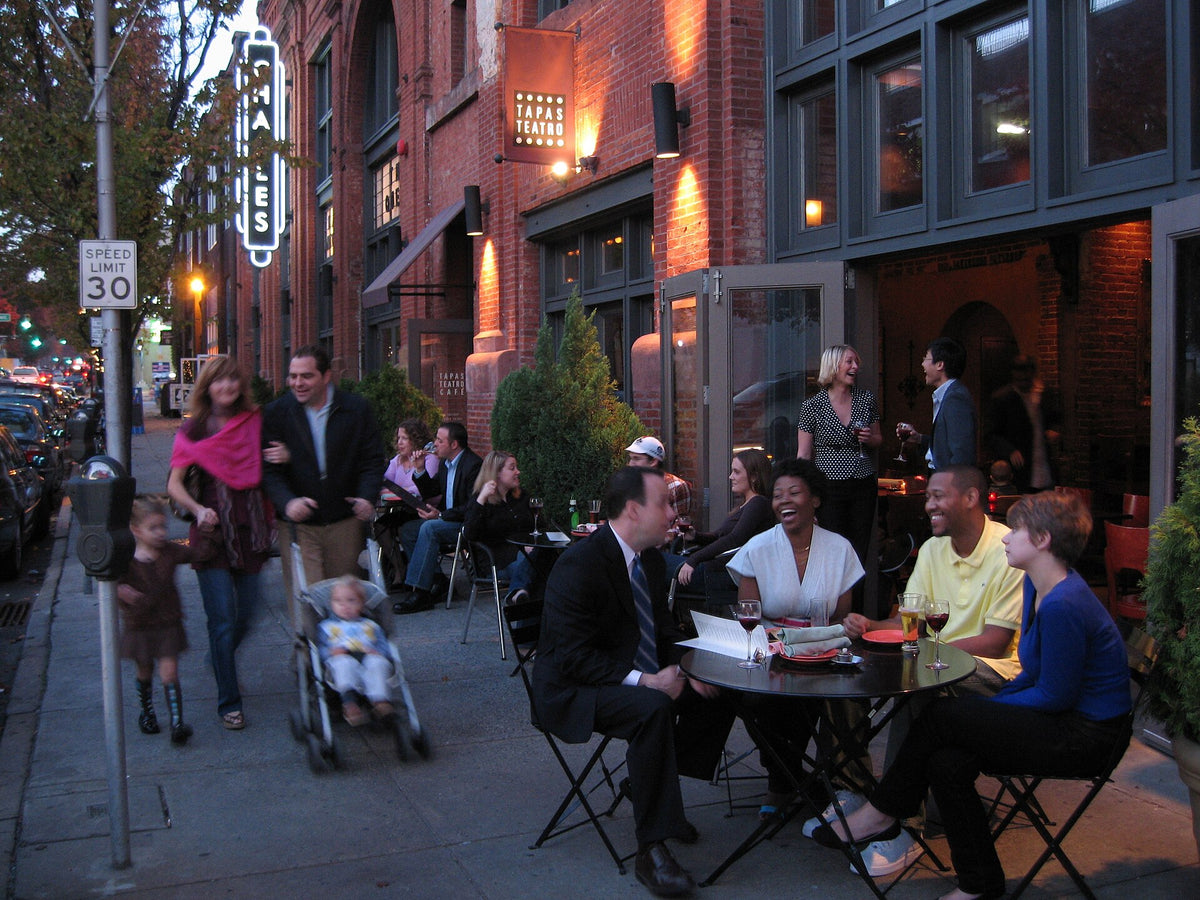 Baltimore's Historic Charles Street: Enjoying Sidewalk Dining Along Charles Street in the Station North Arts & Entertainment District