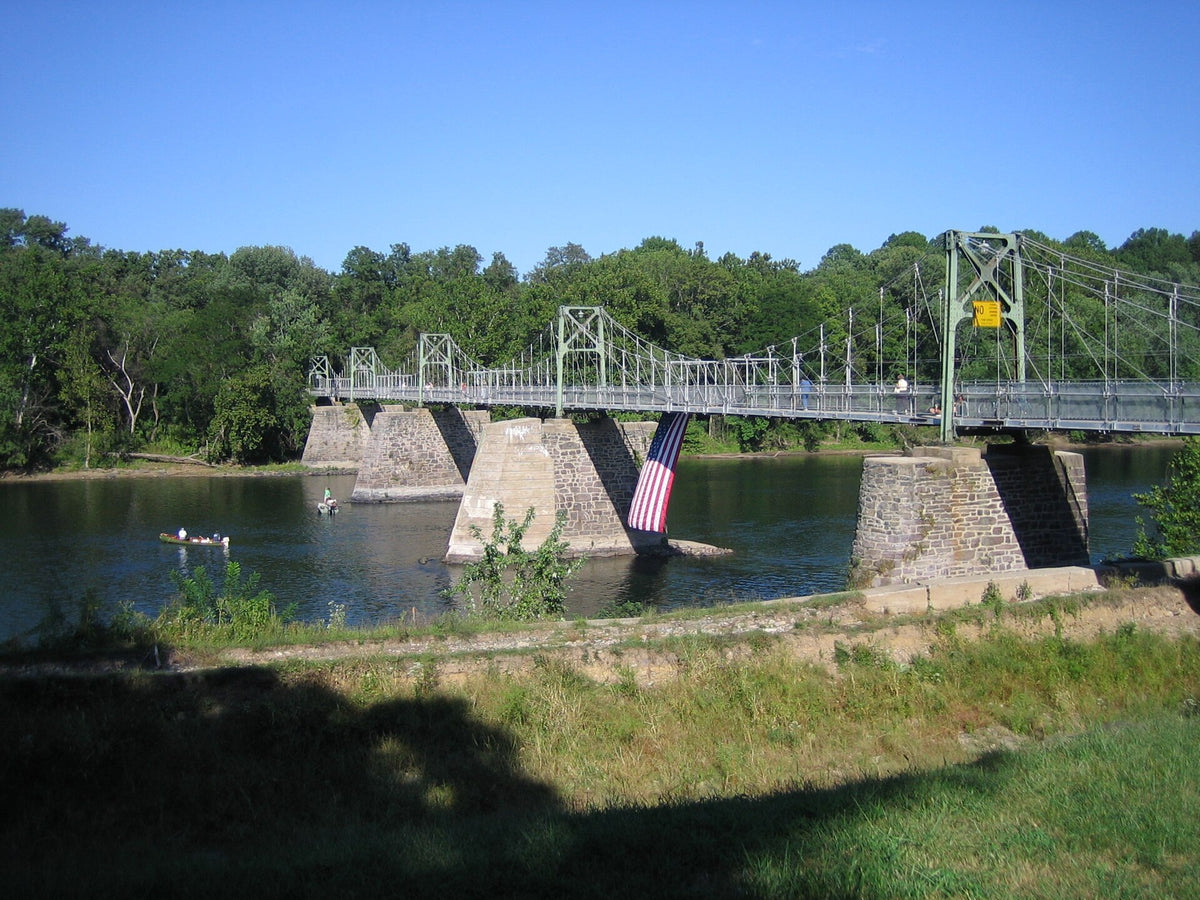 Delaware River Scenic Byway: Lumberville-Raven Rock Pedestrian Bridge