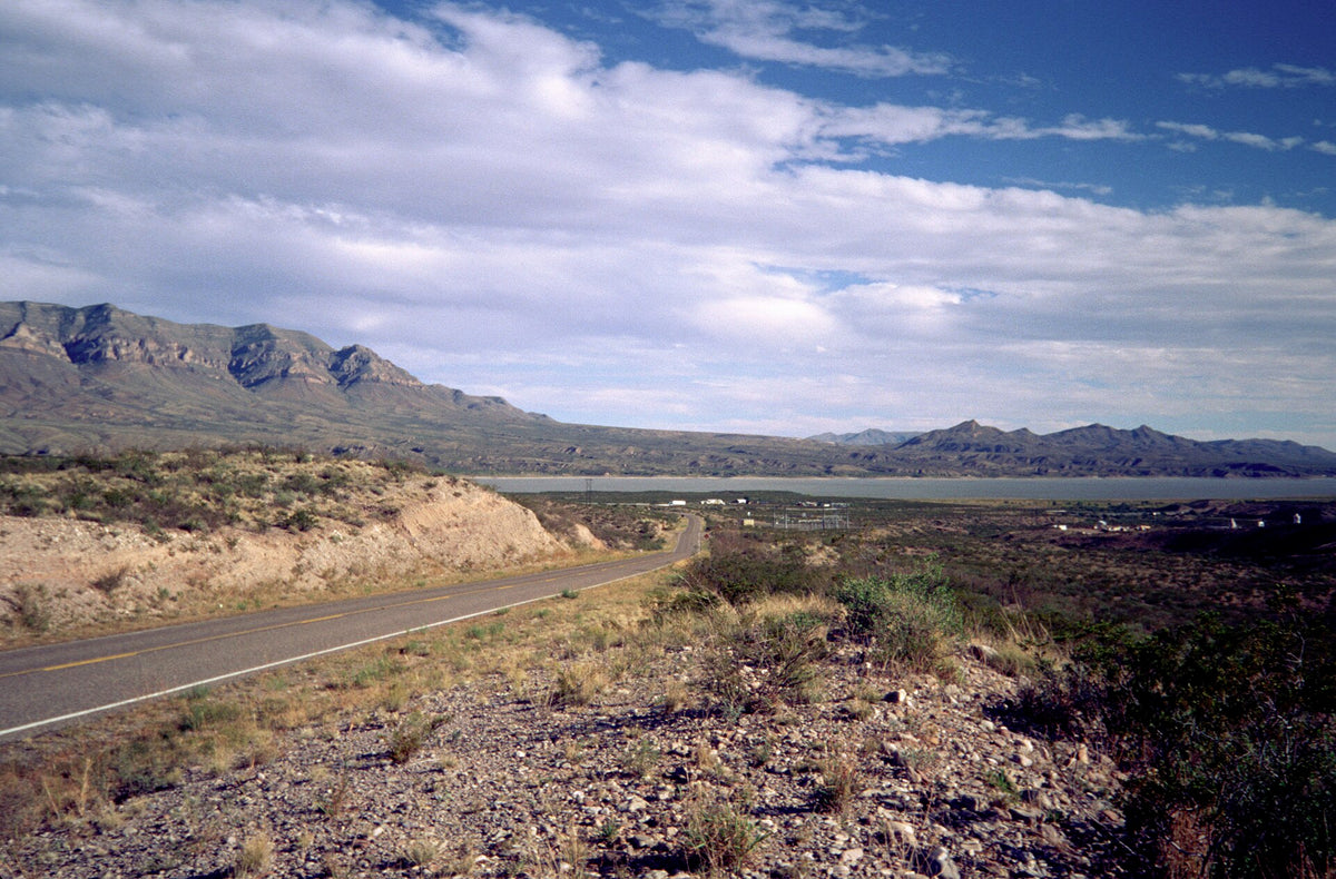 Geronimo Trail Scenic Byway: Caballo Mountains Overlooking Caballo Lake