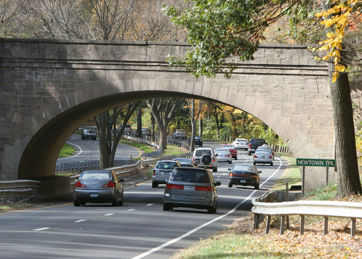 Merritt Parkway: Eye-pleasing Overpass along the Merritt Parkway