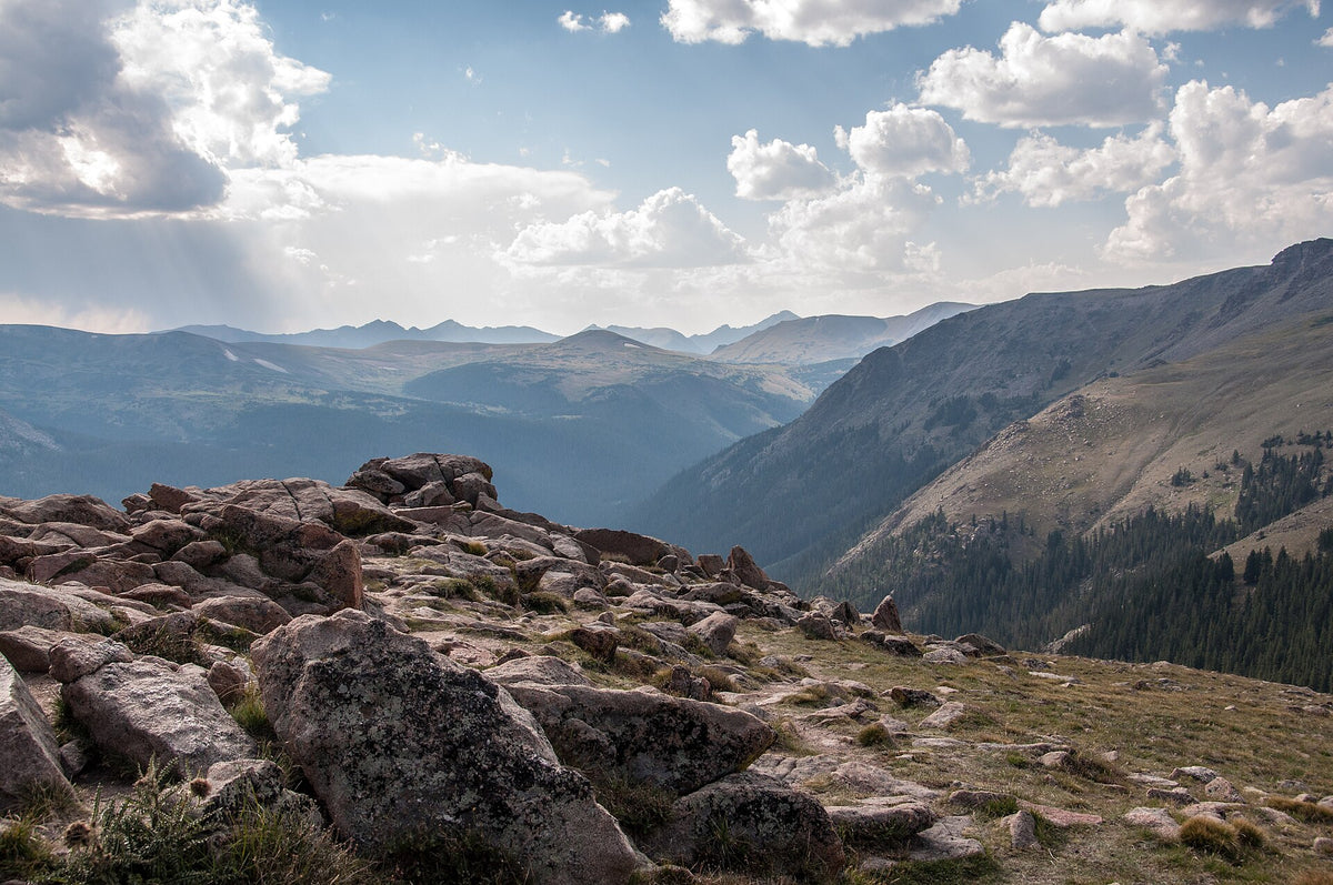 Trail Ridge Road: View from Forest Canyon Overlook