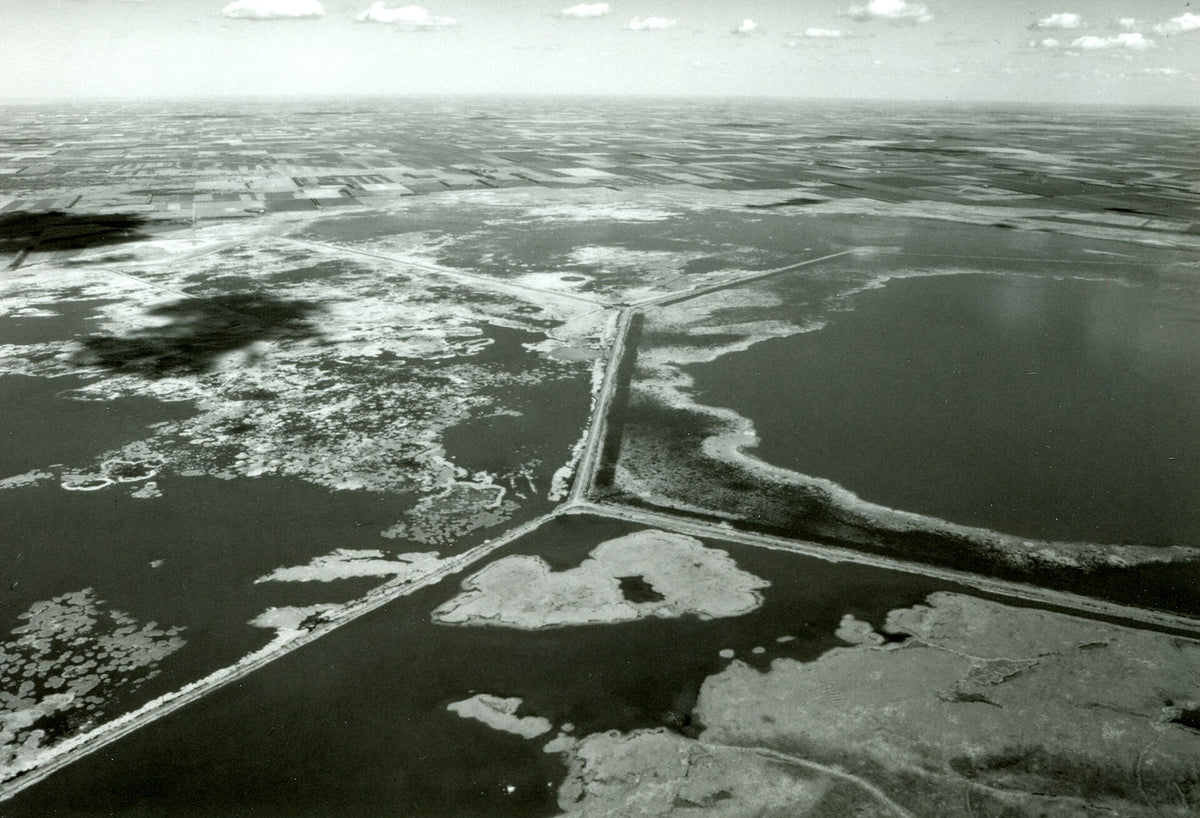 Wetlands and Wildlife Scenic Byway: Aerial View of Cheyenne Bottoms Wildlife Area