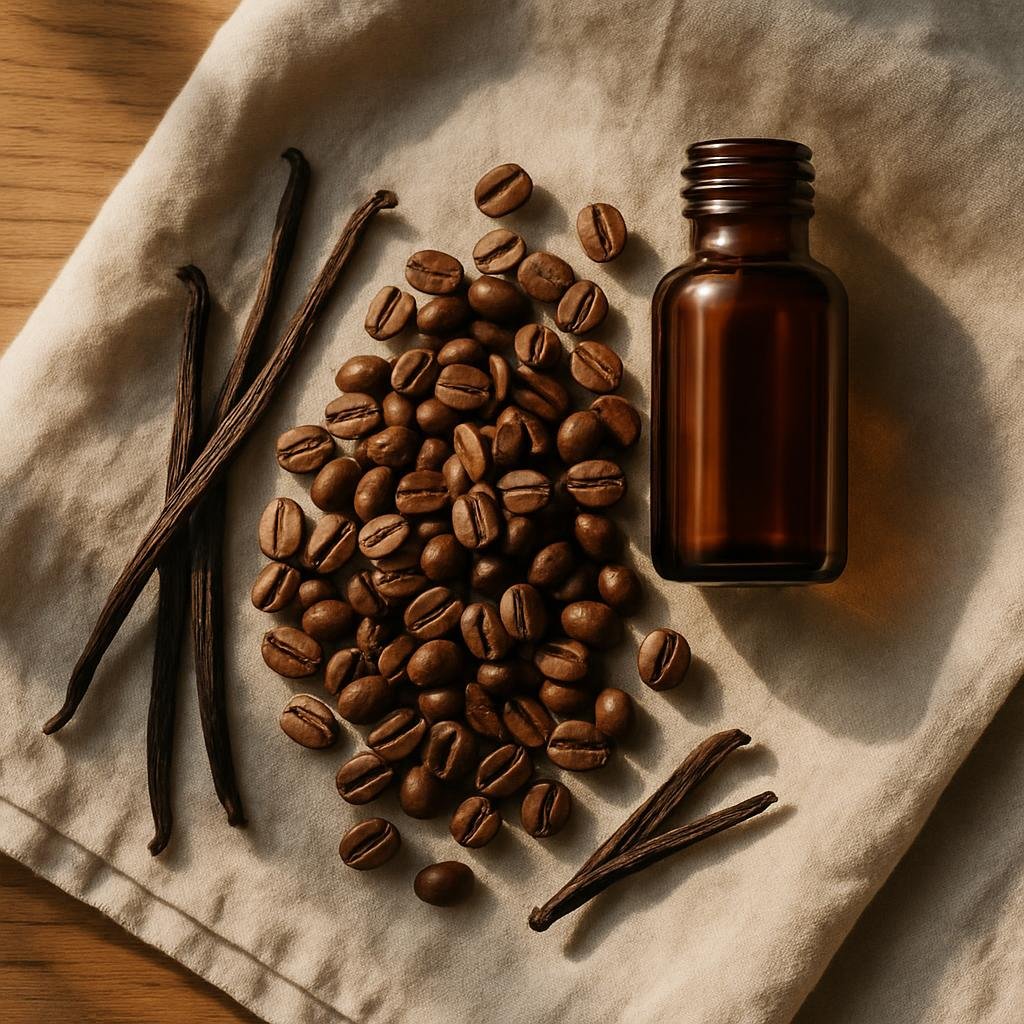 Ugandan Single-Origin Coffee beans with real vanilla