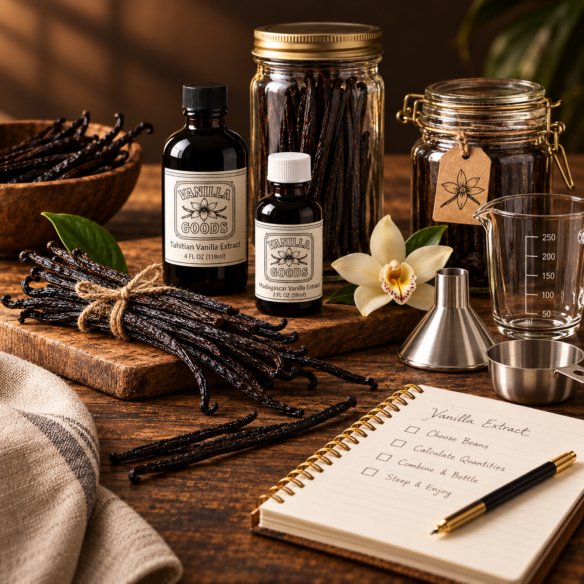 VanillaGoods make your own vanilla extract guide