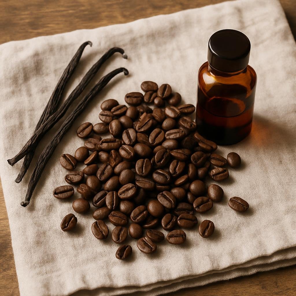 Whiskey Barrel-Aged Coffee beans with real vanilla